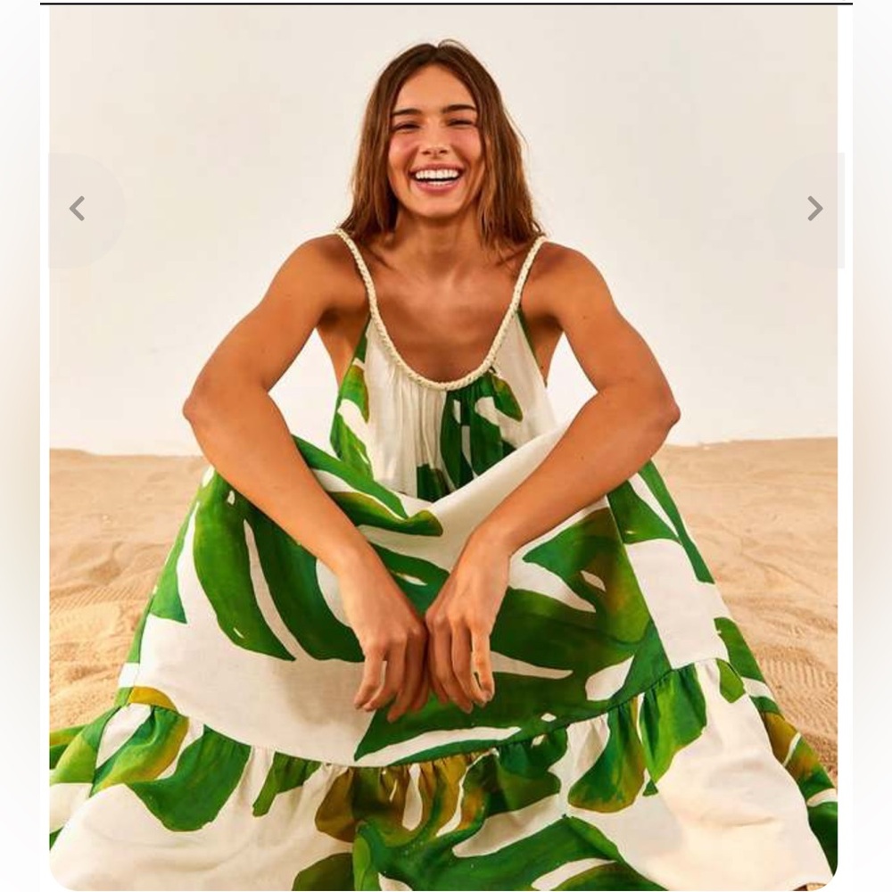 New FARM Rio Monstera Maxi Dress - Picture 4 of 15